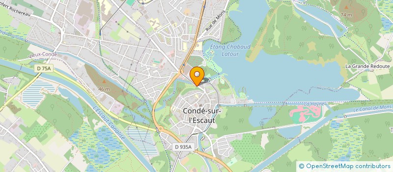 localisation de l'entreprise MONTREUIL DEFOSSE à CONDE-SUR-L'ESCAUT