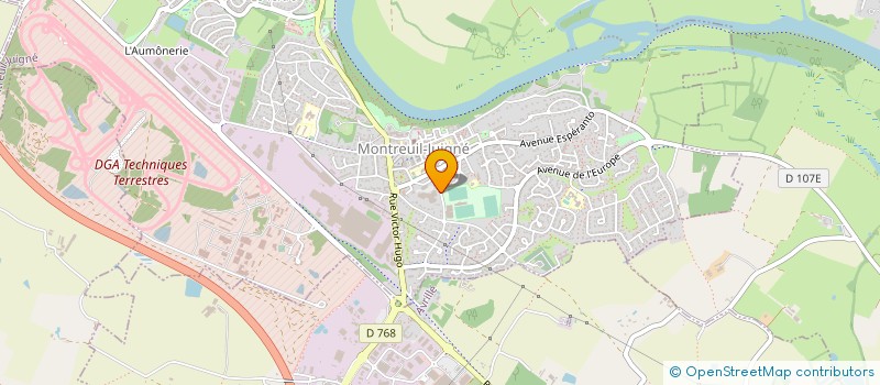 localisation de l'entreprise MONTREUIL JUIGNE BENE FOOT  MONTREUIL-JUIGNE