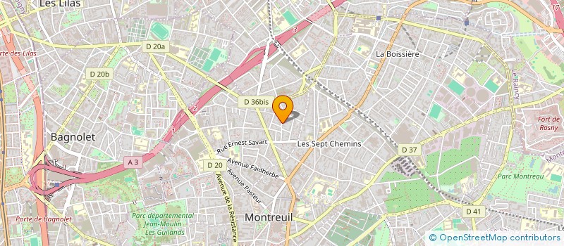 localisation de l'entreprise MONTREUIL LA POINTE à MONTREUIL