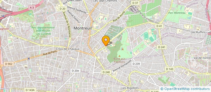 localisation de l'entreprise MONTREUIL MEDIATION à MONTREUIL