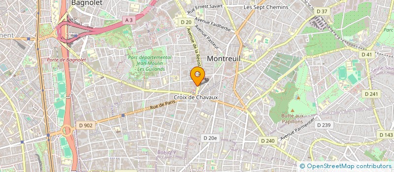localisation de l'entreprise MONTREUIL MULTISERVICES à MONTREUIL