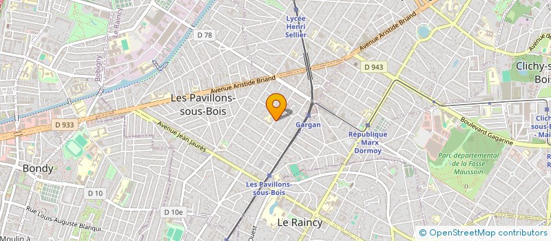 localisation de l'entreprise MONTREUIL PATRIMOINE à LES PAVILLONS-SOUS-BOIS