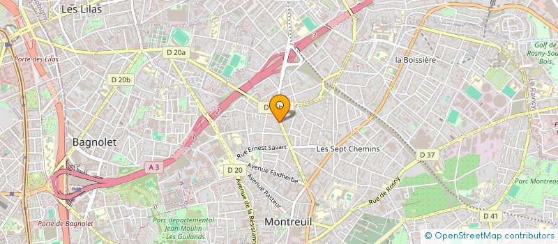 localisation de l'entreprise MONTREUIL SERVICES RAPIDES à MONTREUIL
