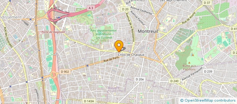 localisation de l'entreprise MONTREUILLOISE IMMOBILIERE à MONTREUIL