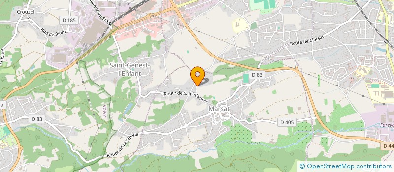 localisation de l'entreprise MONTROGNON IMMOBILIER  MARSAT