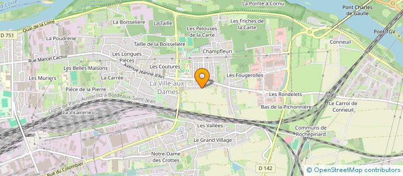 localisation de l'entreprise MONTROSE  LA VILLE-AUX-DAMES