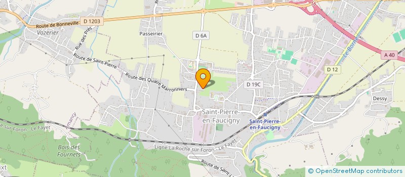 localisation de l'entreprise MONTROSE  SAINT-PIERRE-EN-FAUCIGNY