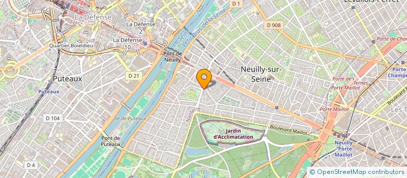localisation de l'entreprise MONTROSIER à NEUILLY-SUR-SEINE