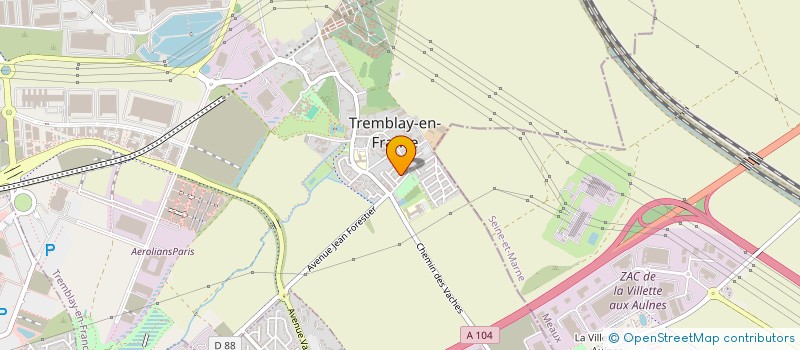 localisation de l'entreprise MONTROUGE à TREMBLAY-EN-FRANCE
