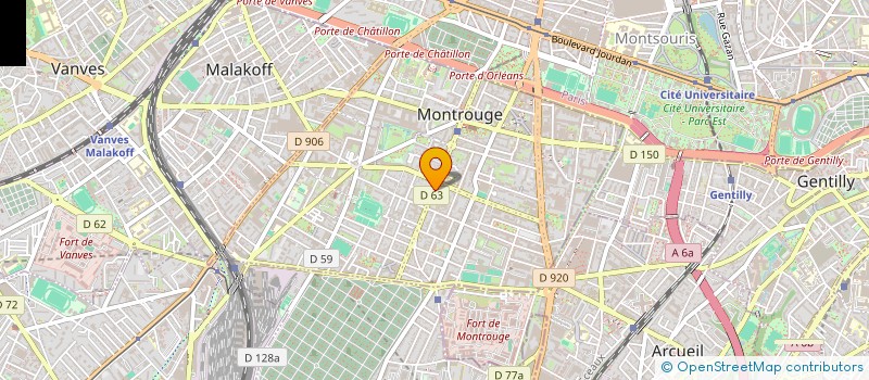 localisation de l'entreprise MONTROUGE LINO à MONTROUGE