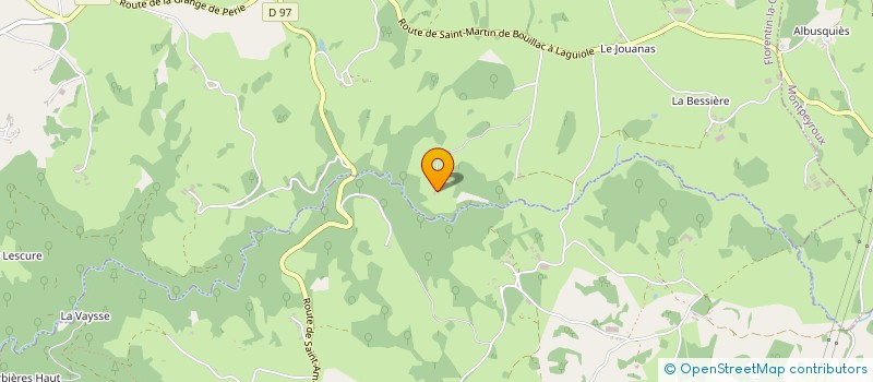 localisation de l'entreprise MONTS BRUMEUX  ESPEYRAC