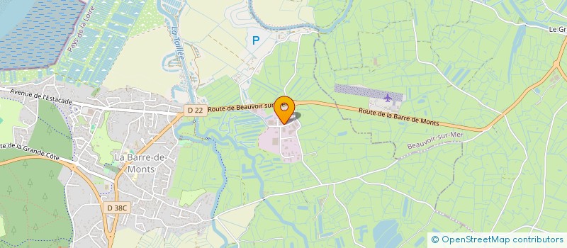 localisation de l'entreprise MONTS CARRELAGE  LA BARRE-DE-MONTS