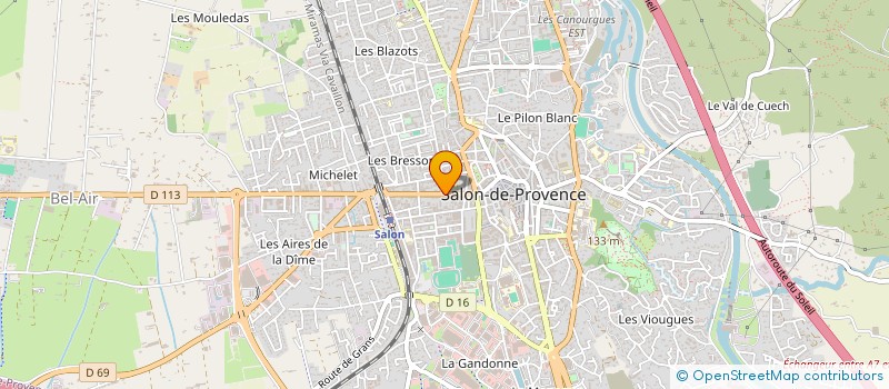 localisation de l'entreprise MONTS D'AZUR  SALON-DE-PROVENCE