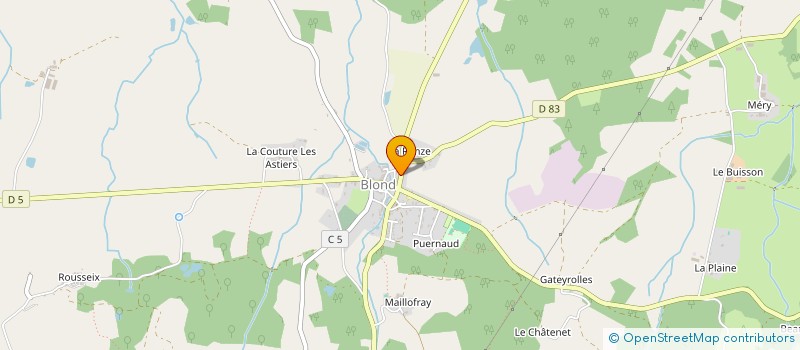 localisation de l'entreprise MONTS DE BLOND AUTOMOBILES à BLOND