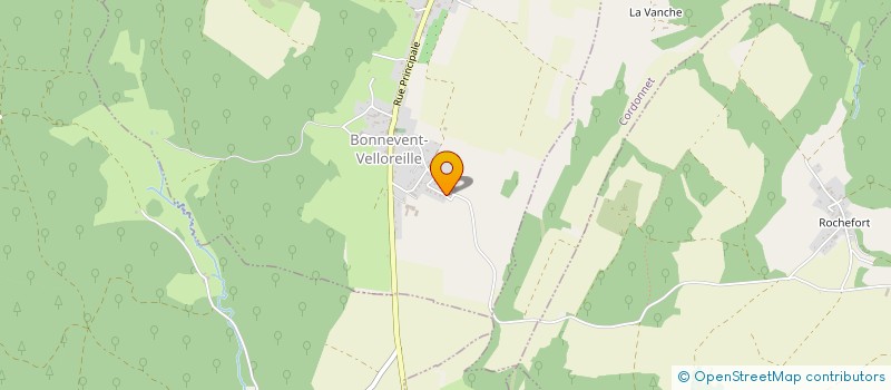 localisation de l'entreprise MONTS DE GY VTT  BONNEVENT-VELLOREILLE