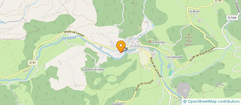 localisation de l'entreprise MONTS DE LACAUNE AQUACULTURE  VIANE