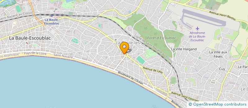 localisation de l'entreprise MONTS ET DOME à LA BAULE-ESCOUBLAC