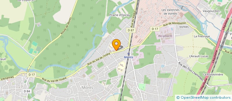 localisation de l'entreprise MONTS ET MERVEILLES  MONTS