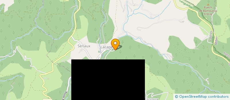 localisation de l'entreprise MONTS ET MUSIQUE  LACAPELLE-ESCROUX