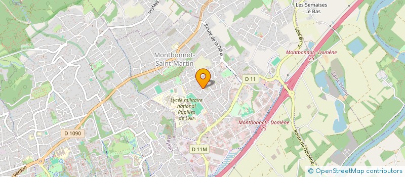 localisation de l'entreprise MONTS ET NATURE  MONTBONNOT-SAINT-MARTIN