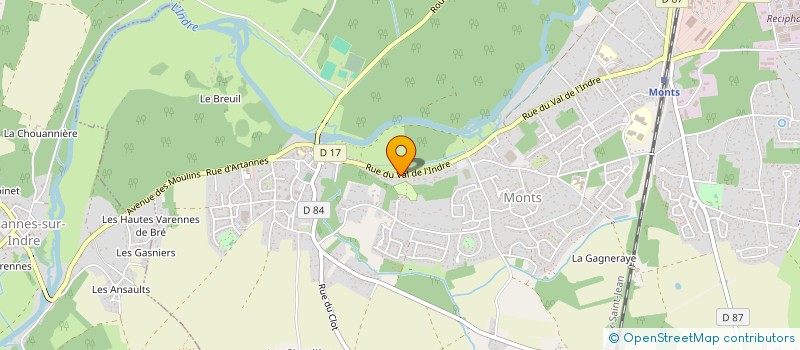 localisation de l'entreprise MONTS JAB  MONTS