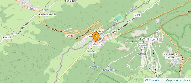 localisation de l'entreprise MONTS JURA SPORT EVENEMENT à LELEX