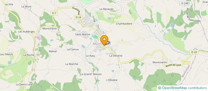 localisation de l'entreprise MONTS LYONNAIS LUTTE OLYMPIQUE à MONTROTTIER