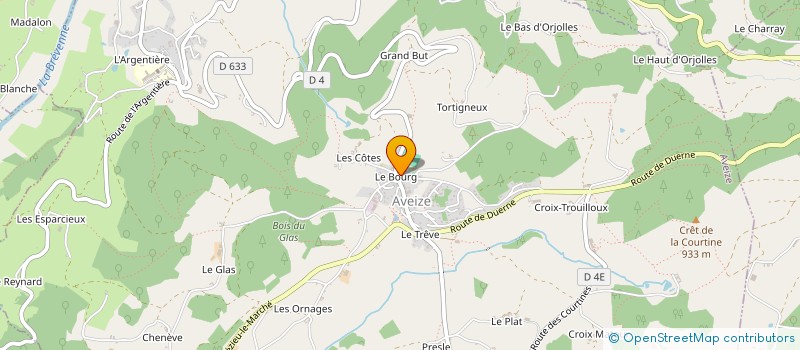localisation de l'entreprise MONTS P'TIT PANIER à GREZIEU-LE-MARCHE