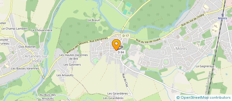 localisation de l'entreprise MONTS TRUC EN PLUME  MONTS