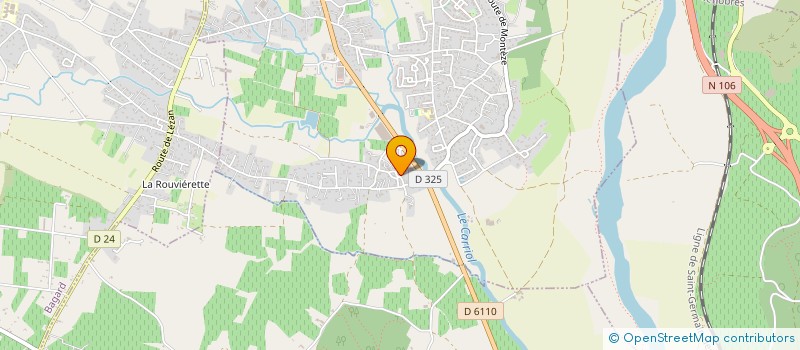 localisation de l'entreprise MONTS & VERMEIL  SAINT-CHRISTOL-LEZ-ALES