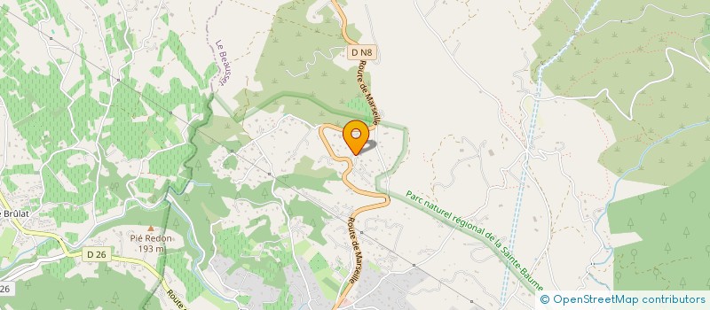 localisation de l'entreprise MONTSERRAT  LE BEAUSSET