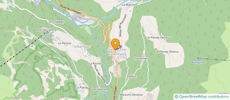 localisation de l'entreprise MONTSETI  SAINTE-FOY-TARENTAISE