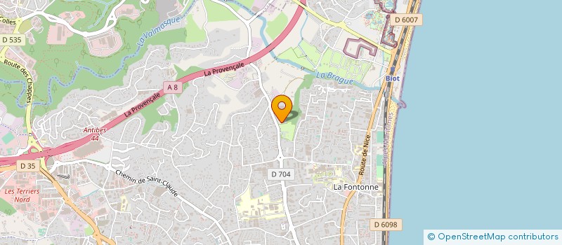 localisation de l'entreprise MONTSINERY  ANTIBES