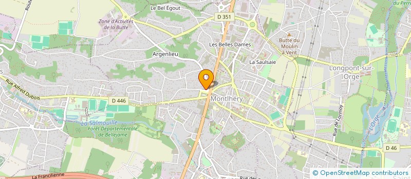 localisation de l'entreprise MONTTESSUY PIZZA à MONTLHERY