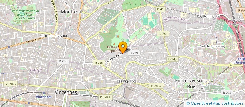 localisation de l'entreprise MONTUCLARD CONSULTING à FONTENAY-SOUS-BOIS