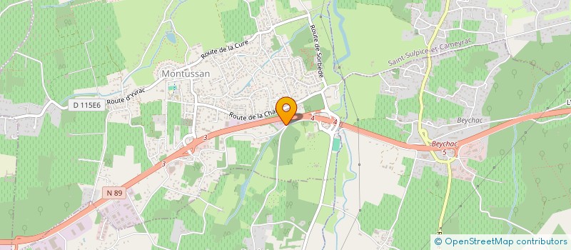 localisation de l'entreprise MONTUSSAN  SAINT-QUENTIN-DE-BARON