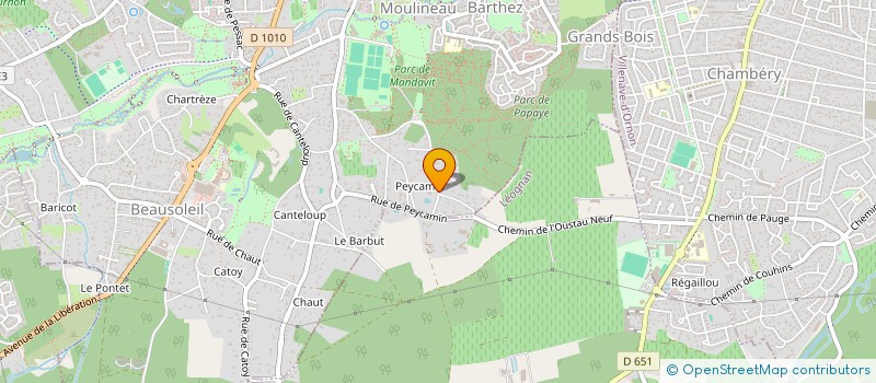 localisation de l'entreprise MONTUSSAN  GRADIGNAN