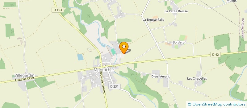 localisation de l'entreprise MONTVAL INTERNATIONAL  MONTACHER-VILLEGARDIN