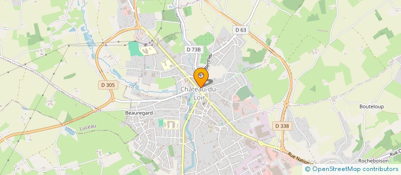 localisation de l'entreprise MONTVAL SUR LOIR  MONTVAL-SUR-LOIR