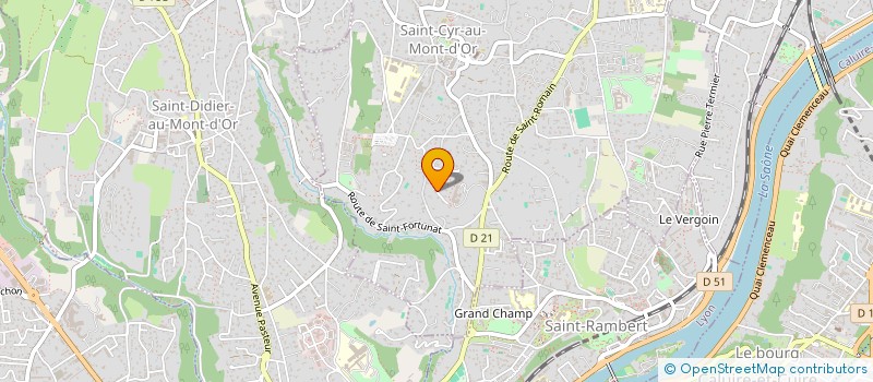 localisation de l'entreprise MONTVALEN  SAINT-CYR-AU-MONT-D'OR