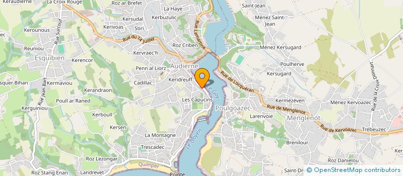 localisation de l'entreprise MONTVERS  AUDIERNE