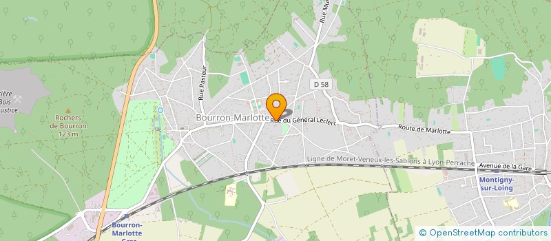 localisation de l'entreprise MONTVICKY  BOURRON-MARLOTTE