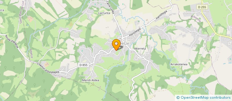 localisation de l'entreprise MONTXO  AHETZE
