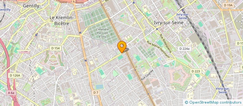 localisation de l'entreprise MONTZA CHAUSSURES à IVRY-SUR-SEINE
