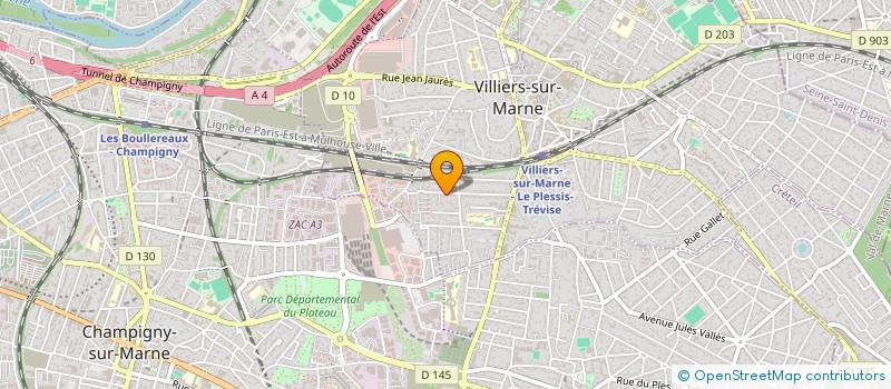 localisation de l'entreprise MONUMENT  VILLIERS-SUR-MARNE