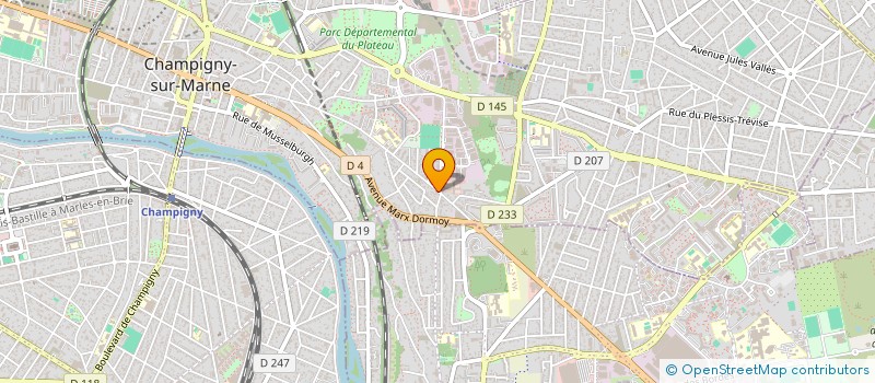 localisation de l'entreprise MONUMENT à CHAMPIGNY-SUR-MARNE