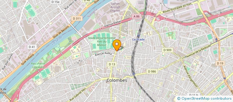 localisation de l'entreprise MONUMENTAL à COLOMBES