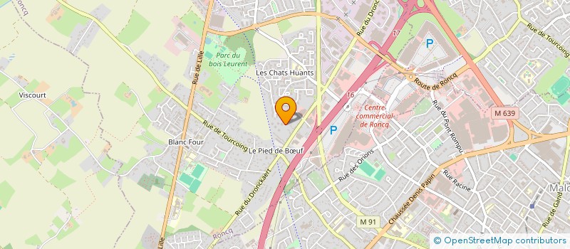 localisation de l'entreprise MONVAN à RONCQ