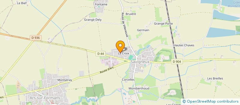 localisation de l'entreprise MONVENEUR PATRIMOINE FONCIER SCI  SAVIGNEUX