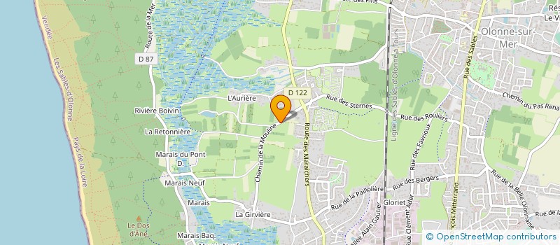 localisation de l'entreprise MONVETOMOBILE à LES SABLES D'OLONNE